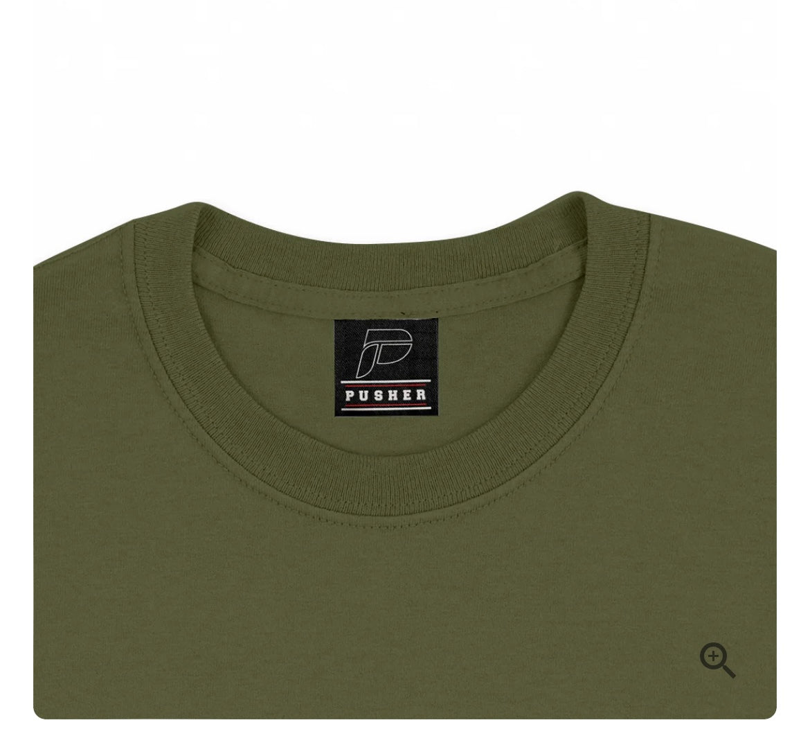 Pusher Truck Series T-Shirt Army