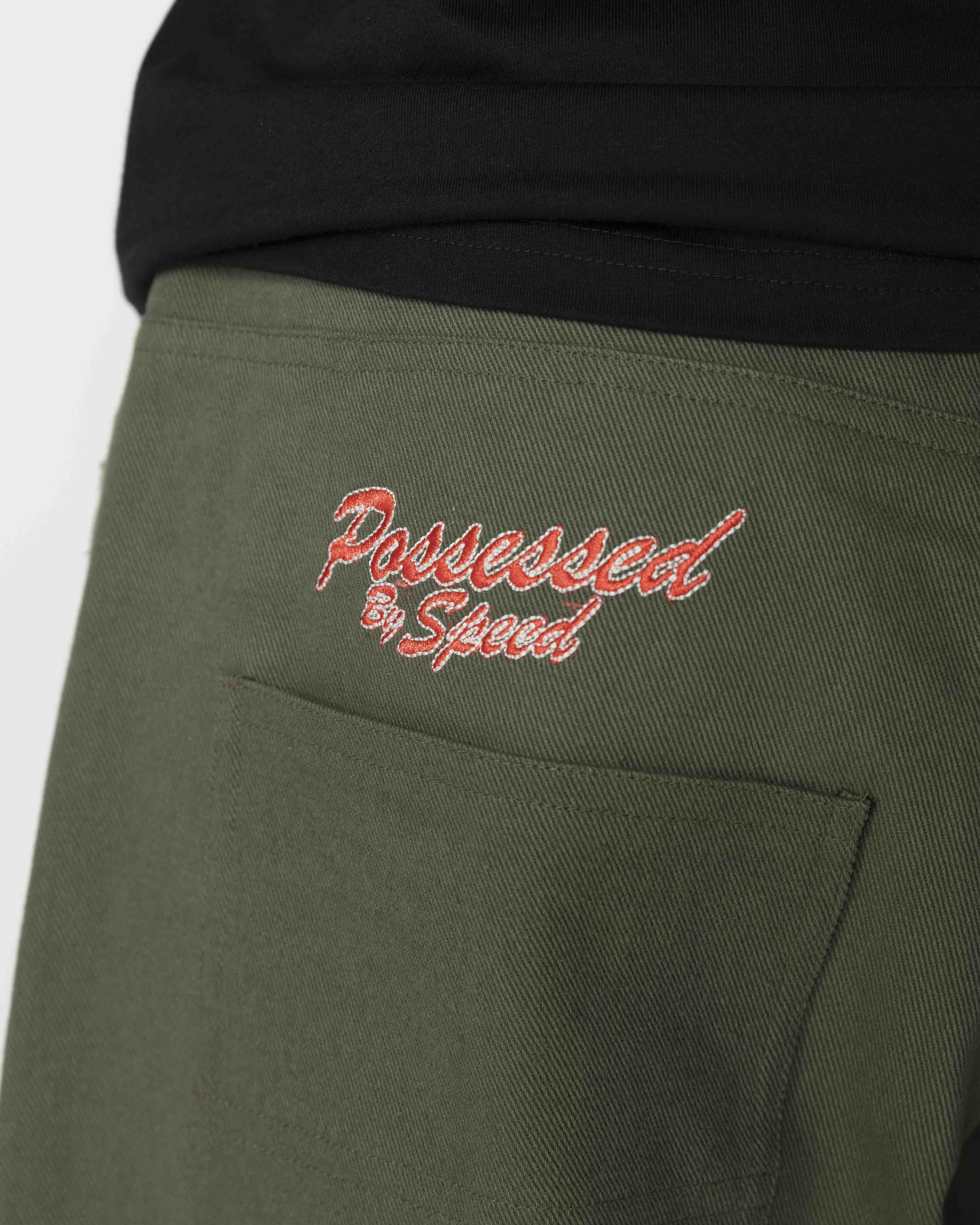 JACKER X PUSHER - PANT - KAKI GREEN