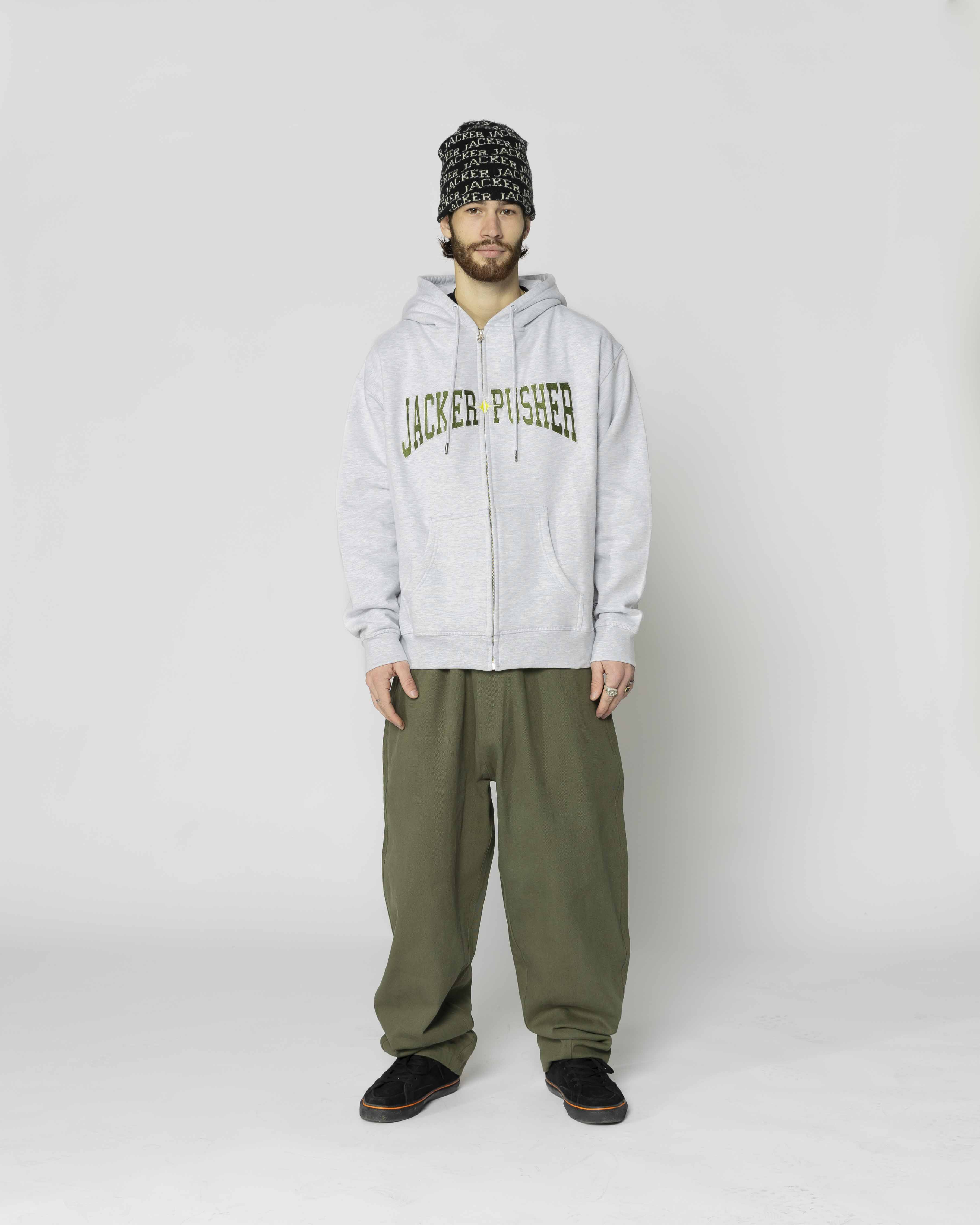 Jacker x Pusher - Hoodie - Heather Grey