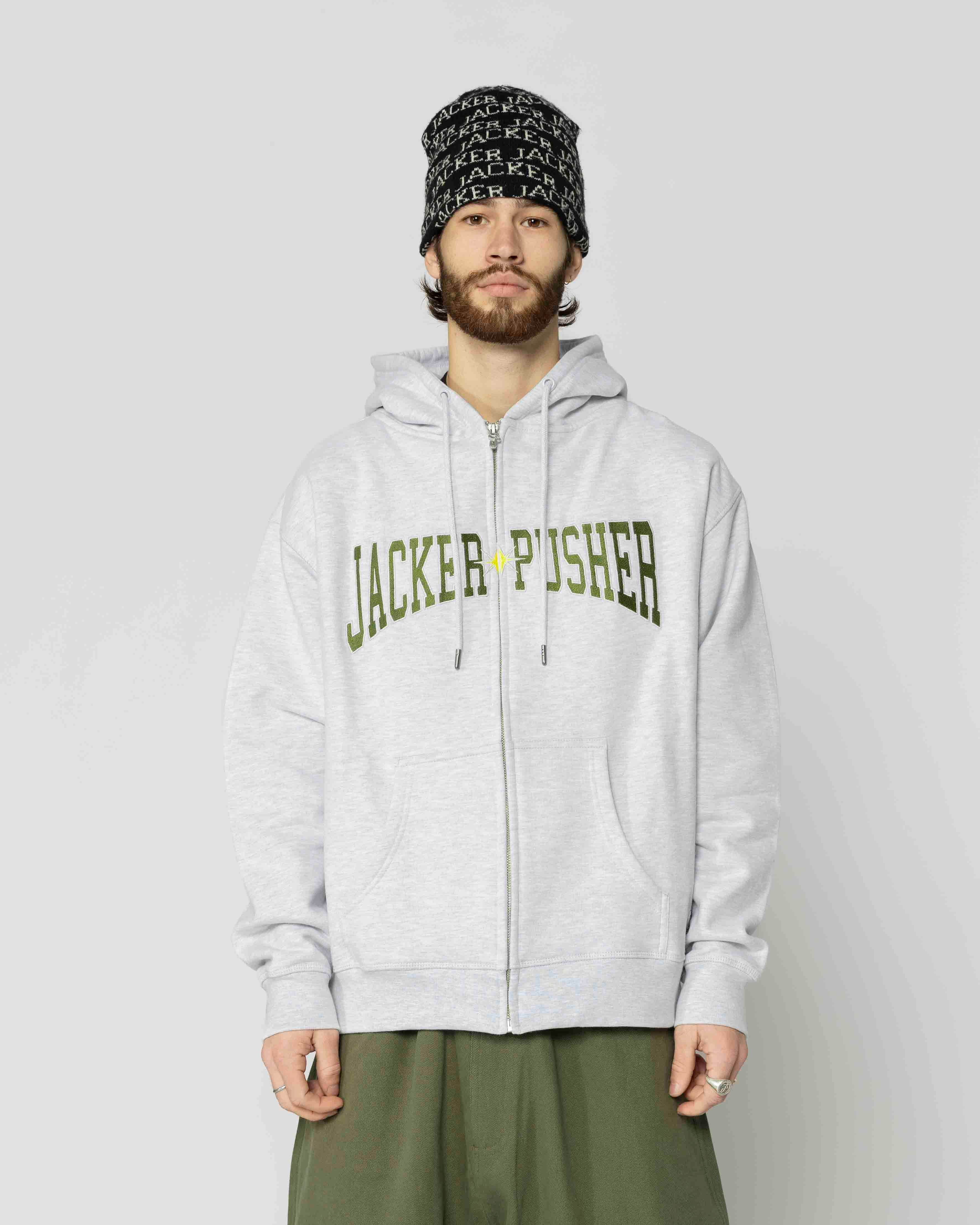 Jacker x Pusher - Hoodie - Heather Grey