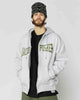 JACKER X PUSHER - HOODIE - HEATHER GREY