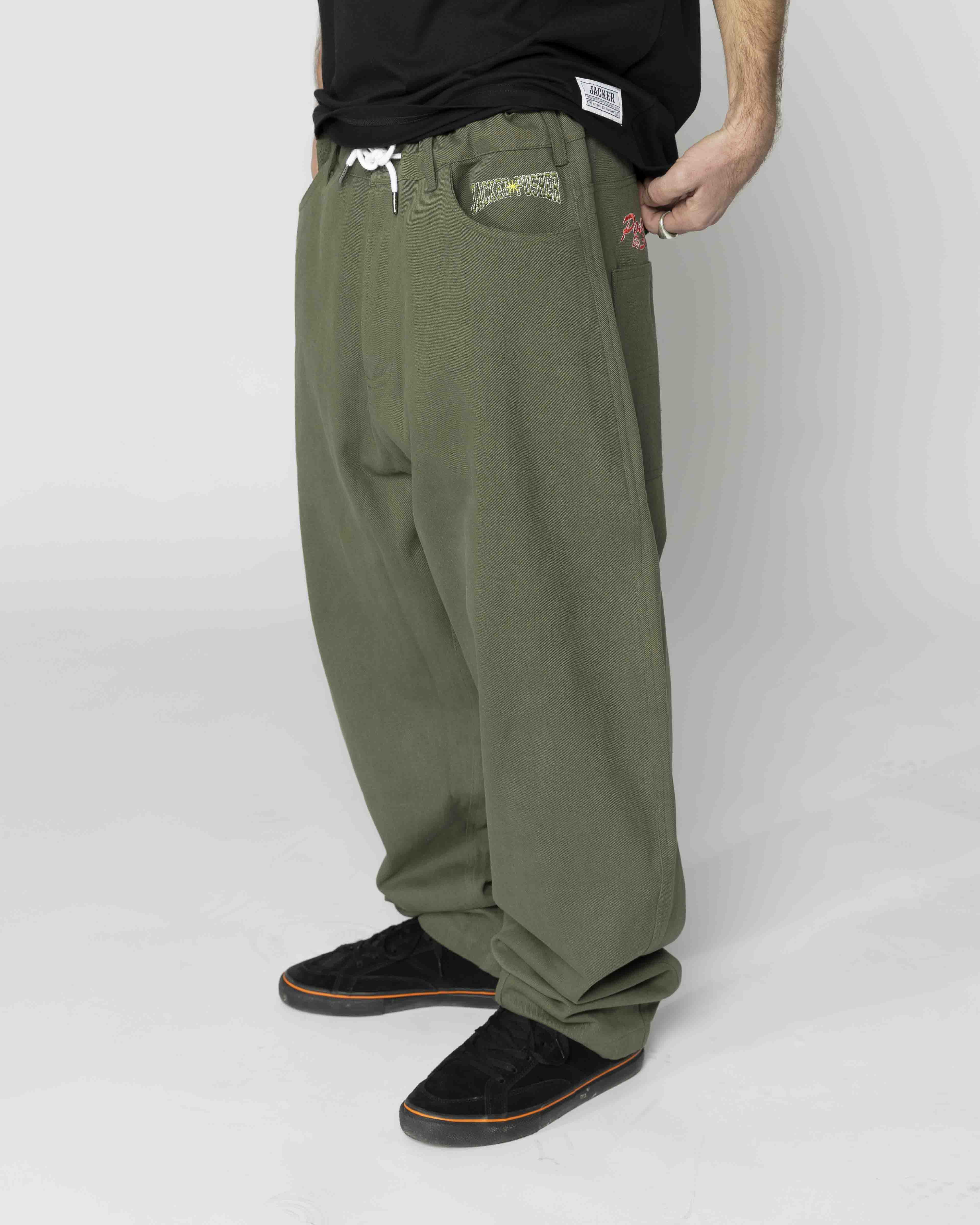 Jacker x Pusher - Pant - Kaki Green