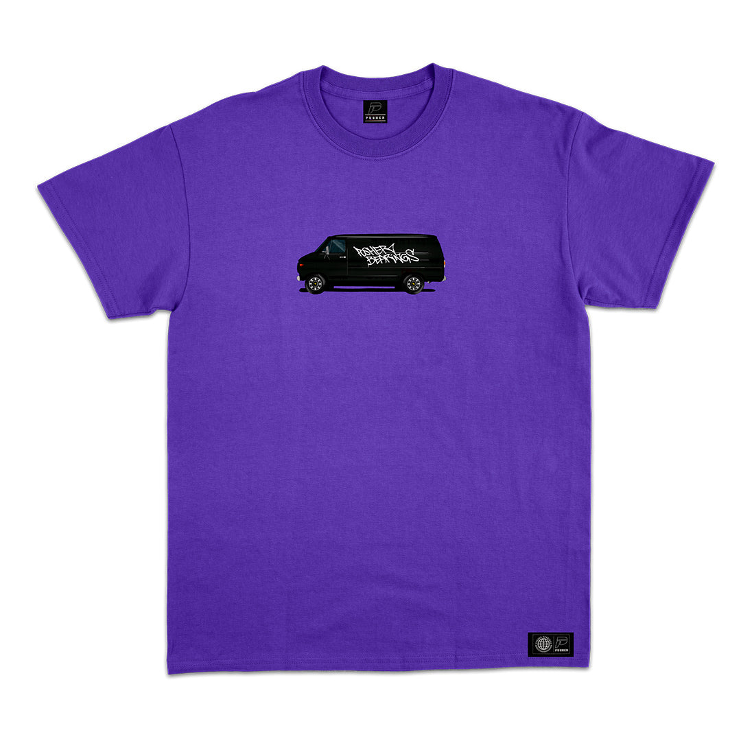 Pusher Truck Series T-Shirt Purple